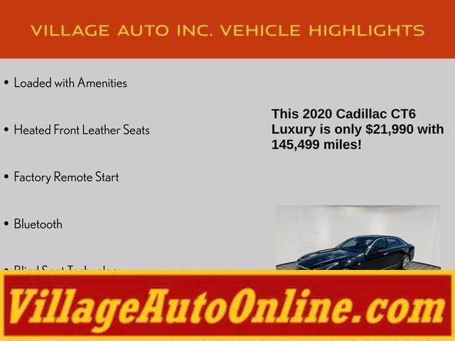 Used 2020 Cadillac CT6 Luxury AWD/4WD image 16