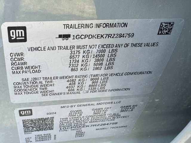 Used 2024 Chevrolet Silverado 1500 LT AWD/4WD image 29
