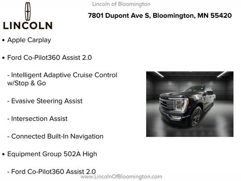 Used 2023 Ford F150 Lariat w/ Equipment Group 502A High image 5