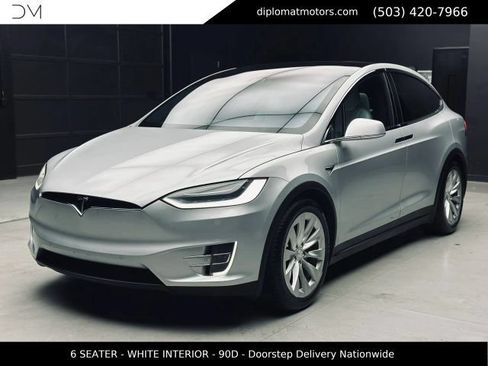 Used 2017 Tesla Model X 90D AWD/4WD image 1