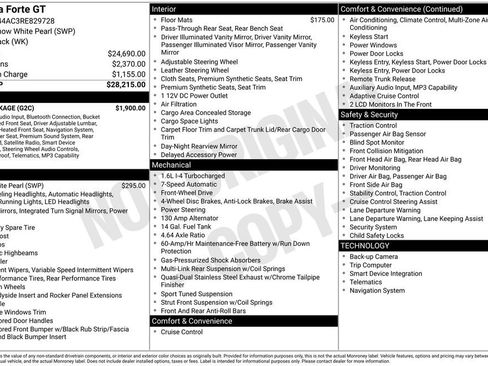 Used 2024 Kia Forte GT w/ GT2 Package FWD image 29