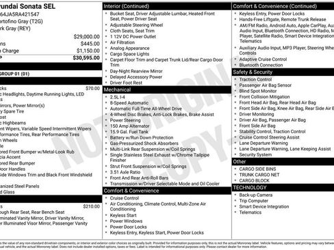 Used 2024 Hyundai Sonata SEL image 31