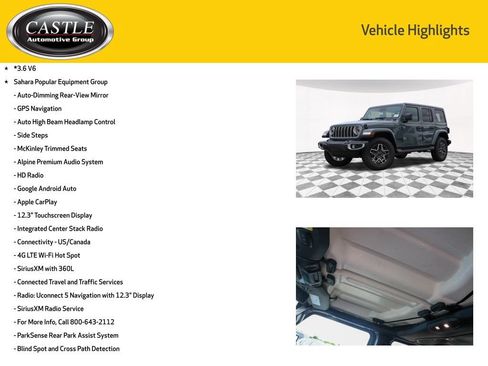 New 2026 Jeep Wrangler Unlimited Sahara AWD/4WD image 3