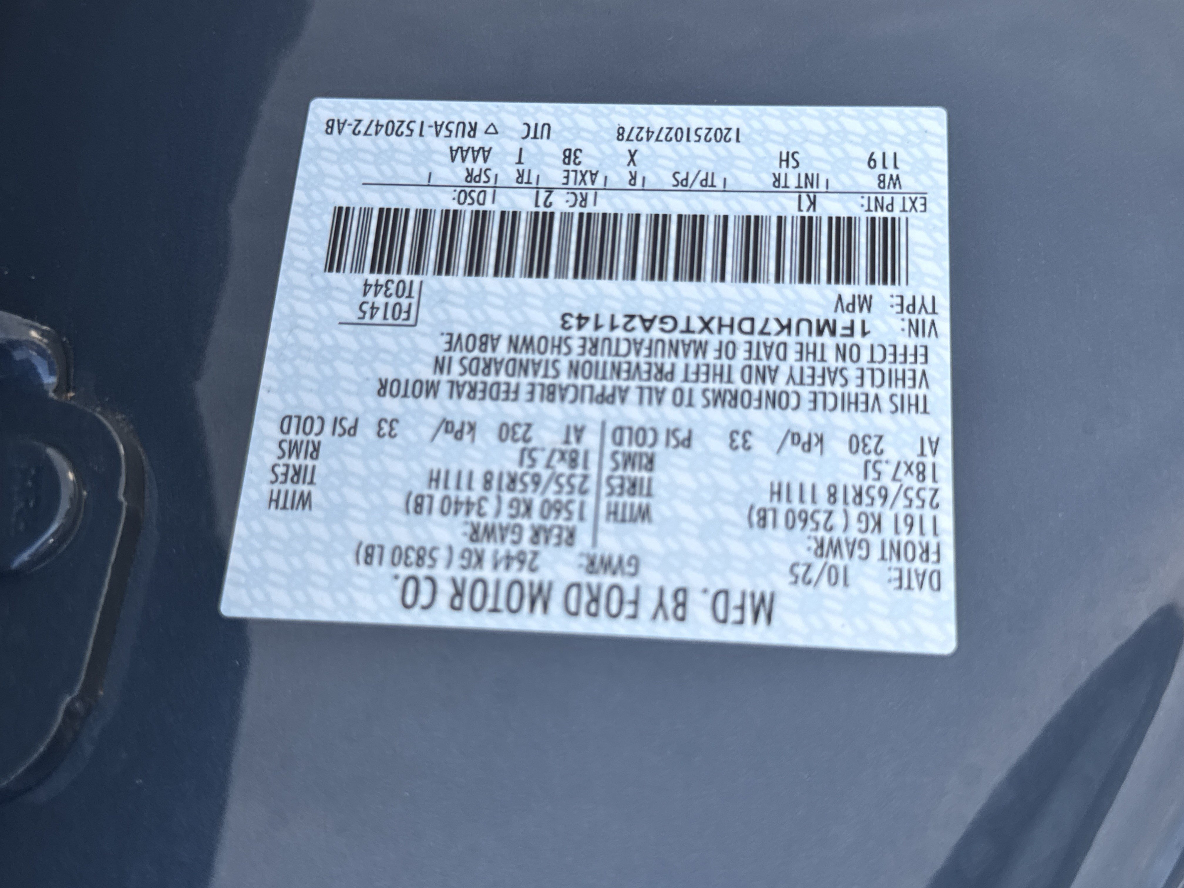 Used 2026 Ford Explorer Active w/ Active Comfort Package RWD image 38