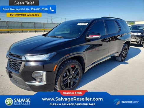 Used 2022 Chevrolet Traverse Premier w/ Redline Edition AWD/4WD image 1