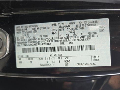 Used 2023 Ford Escape Active AWD/4WD image 27