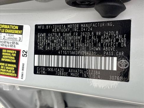 Certified 2024 Toyota Camry SE FWD image 26