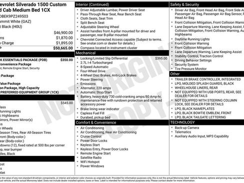 Certified 2023 Chevrolet Silverado 1500 Custom w/ LPO, Dark Essentials Package AWD/4WD image 27