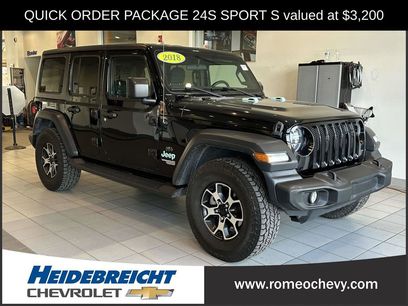 Used 2018 Jeep Wrangler Unlimited Sport S