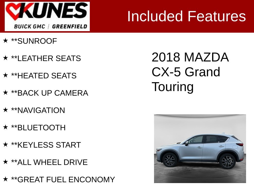 Used 2018 MAZDA CX-5 Grand Touring AWD/4WD image 2