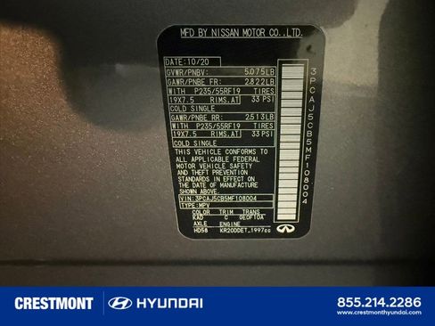 Used 2021 INFINITI QX50 Essential w/ Convenience Package image 42