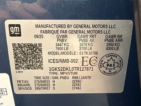 Used 2026 GMC Yukon Denali w/ Sun & Power Step Package image 39