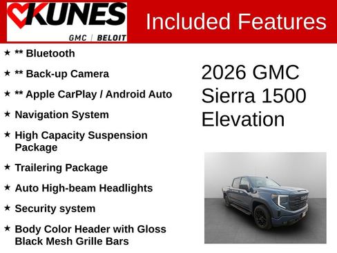 New 2026 GMC Sierra 1500 Elevation w/ Preferred Package image 2