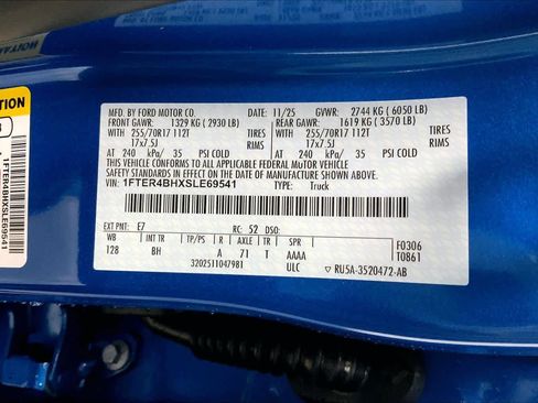 New 2025 Ford Ranger XL image 20