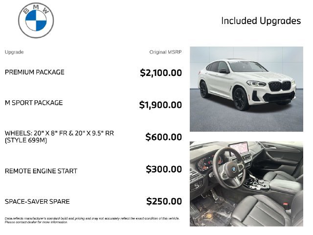 Certified 2024 BMW X4 xDrive30i w/ Premium Package AWD/4WD image 3