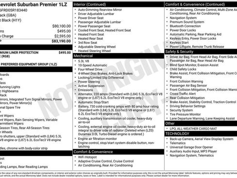 New 2025 Chevrolet Suburban Premier AWD/4WD image 4