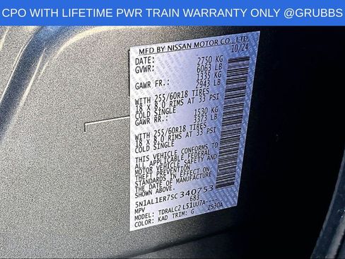 Certified 2025 INFINITI QX60 Pure image 46