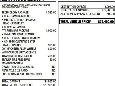 Used 2024 GMC Sierra 1500 AT4 w/ Technology Package image 2