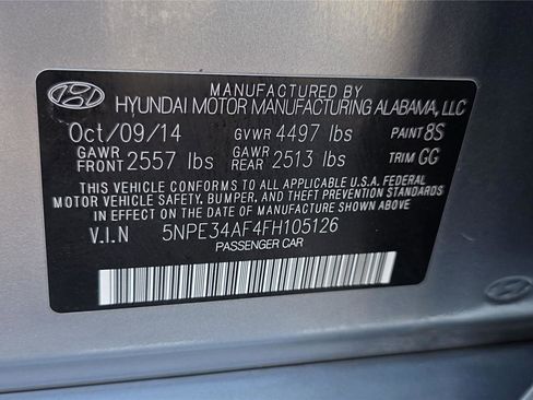 Used 2015 Hyundai Sonata Limited w/ Option Group 06 FWD image 23