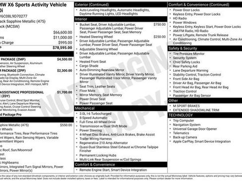 Used 2020 BMW X6 xDrive40i w/ M Sport Package image 40