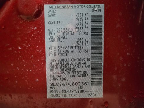 Used 2019 Nissan Rogue SL w/ Premium Package image 33