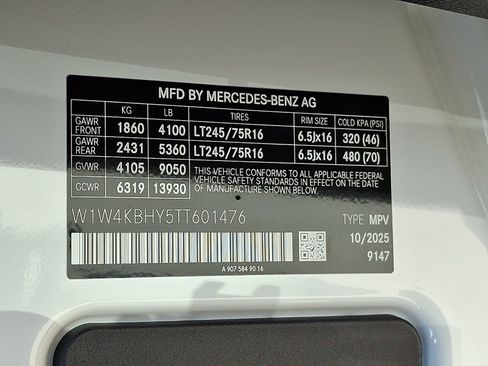 New 2026 Mercedes-Benz Sprinter 2500 image 17