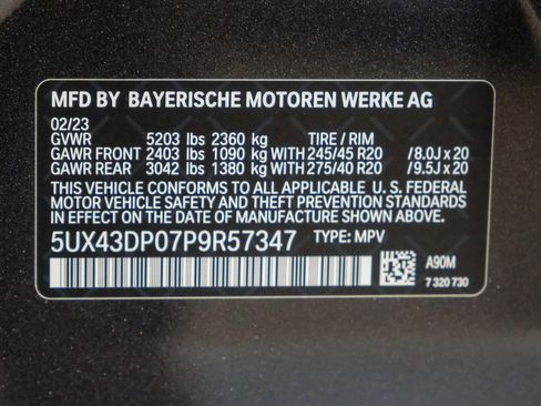 Used 2023 BMW X3 sDrive30i w/ M Sport Package image 63