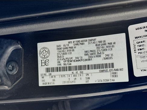 Used 2019 Ford F150 XLT w/ Equipment Group 302A Luxury image 37