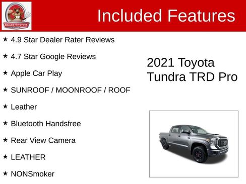 Used 2021 Toyota Tundra TRD Pro AWD/4WD image 4