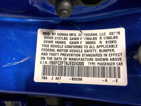 Used 2018 Honda Civic EX image 34