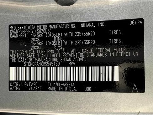 Used 2024 Toyota Highlander XSE FWD image 35