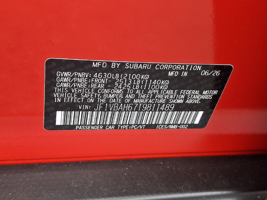 New 2026 Subaru WRX Premium AWD/4WD image 12