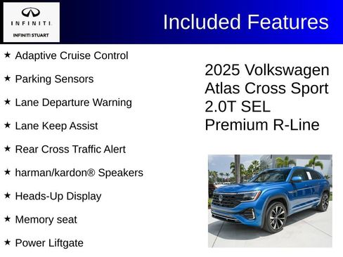 Used 2025 Volkswagen Atlas Cross Sport SEL Premium R-Line AWD/4WD image 3