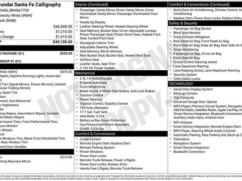 Used 2024 Hyundai Santa Fe Calligraphy w/ Tow & Go Package FWD image 35
