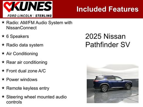 Used 2025 Nissan Pathfinder SV AWD/4WD image 3