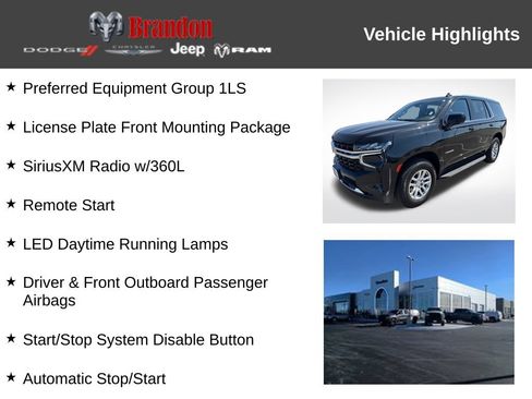 Used 2022 Chevrolet Tahoe LS AWD/4WD image 3