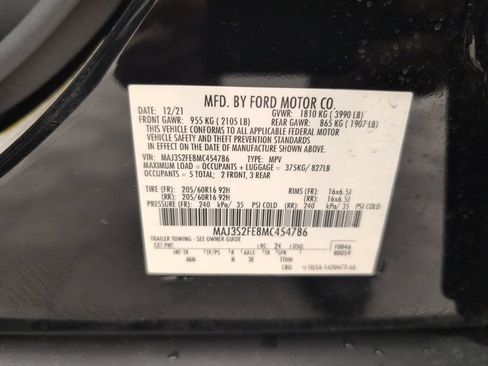 Certified 2021 Ford EcoSport S FWD image 36