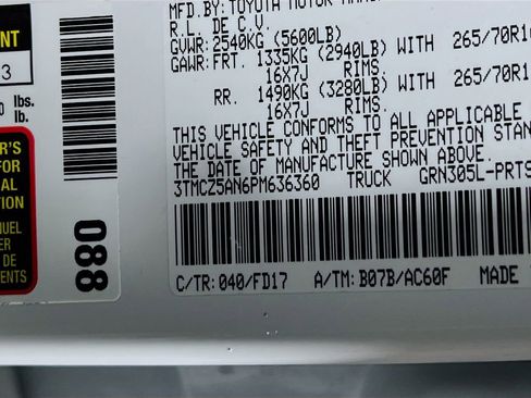 Certified 2023 Toyota Tacoma TRD Off-Road w/ Technology Package image 29