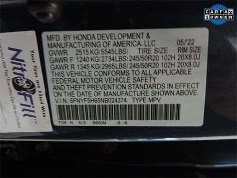 Used 2022 Honda Pilot Touring image 12