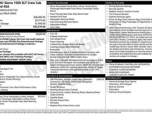 Used 2018 GMC Sierra 1500 SLT w/ SLT Premium Package image 4