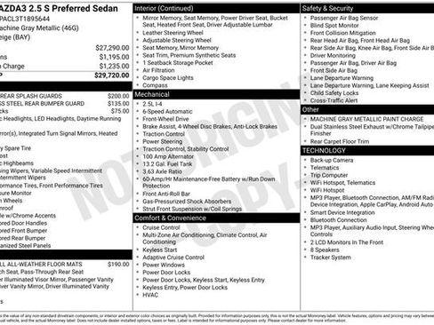 Used 2026 MAZDA MAZDA3 2.5 S Sedan w/ Preferred Pkg FWD image 4
