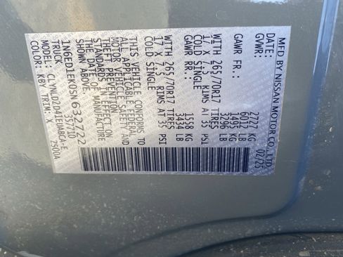 Used 2025 Nissan Frontier PRO-4X w/ Pro Convenience Package image 24