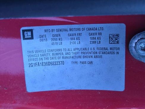 Used 2013 Chevrolet Camaro LS RWD image 12