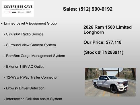 New 2026 RAM 1500 Limited AWD/4WD image 30