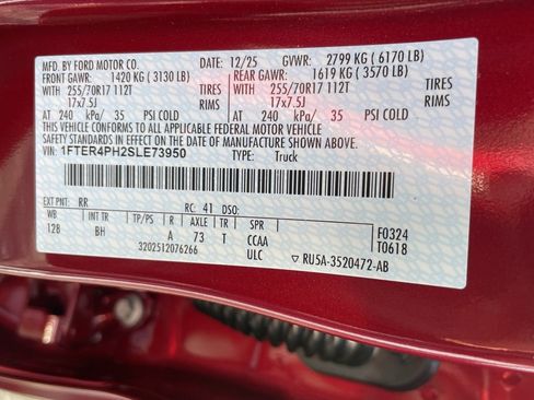 New 2025 Ford Ranger XL image 40