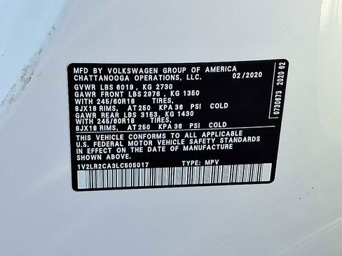 Used 2020 Volkswagen Atlas SE w/ Towing Package image 26