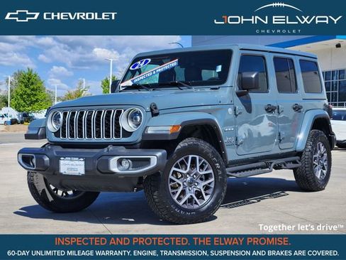Used 2024 Jeep Wrangler Unlimited Sahara w/ Technology Group AWD/4WD image 1