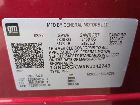 Used 2022 Chevrolet Traverse LT w/ Midnight/Sport Edition FWD image 29