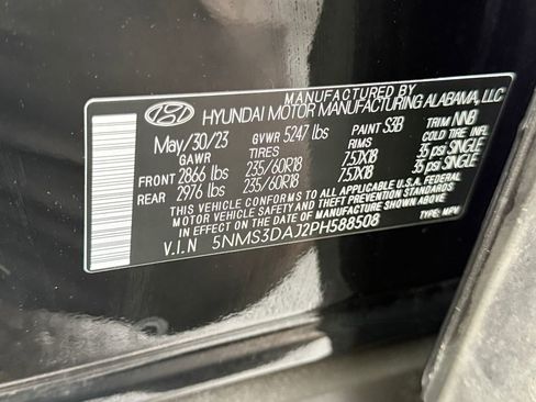 Used 2023 Hyundai Santa Fe SEL w/ Premium Package AWD/4WD image 28
