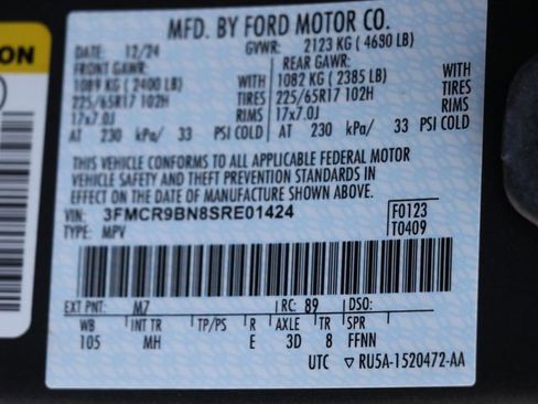 Used 2025 Ford Bronco Sport Big Bend w/ Convenience Package AWD/4WD image 32